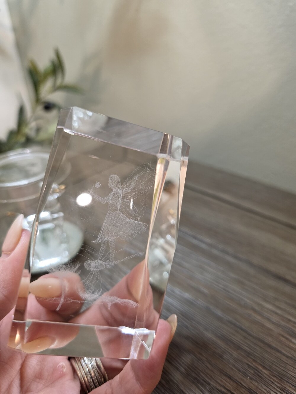 Mini Clear Glass Dog Figurine And Dancer Figure - Picture 4 of 6